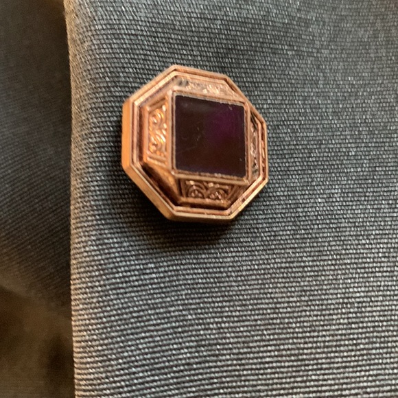 Vintage 80’s pink black sheer chiffon collar bow blazer jacket M - Picture 12 of 12